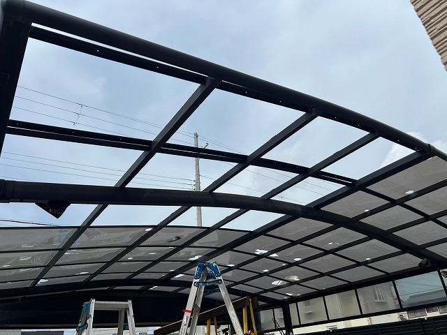 加古川市　カーポート屋根撤去